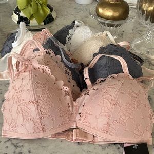 Set of 7 Brand New H&M lace Bras